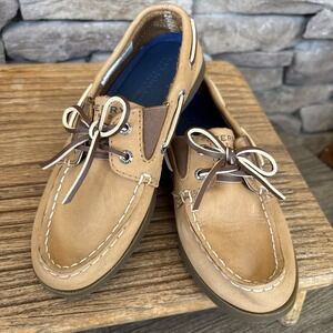 Sperry Kids Tan Boat Shoes